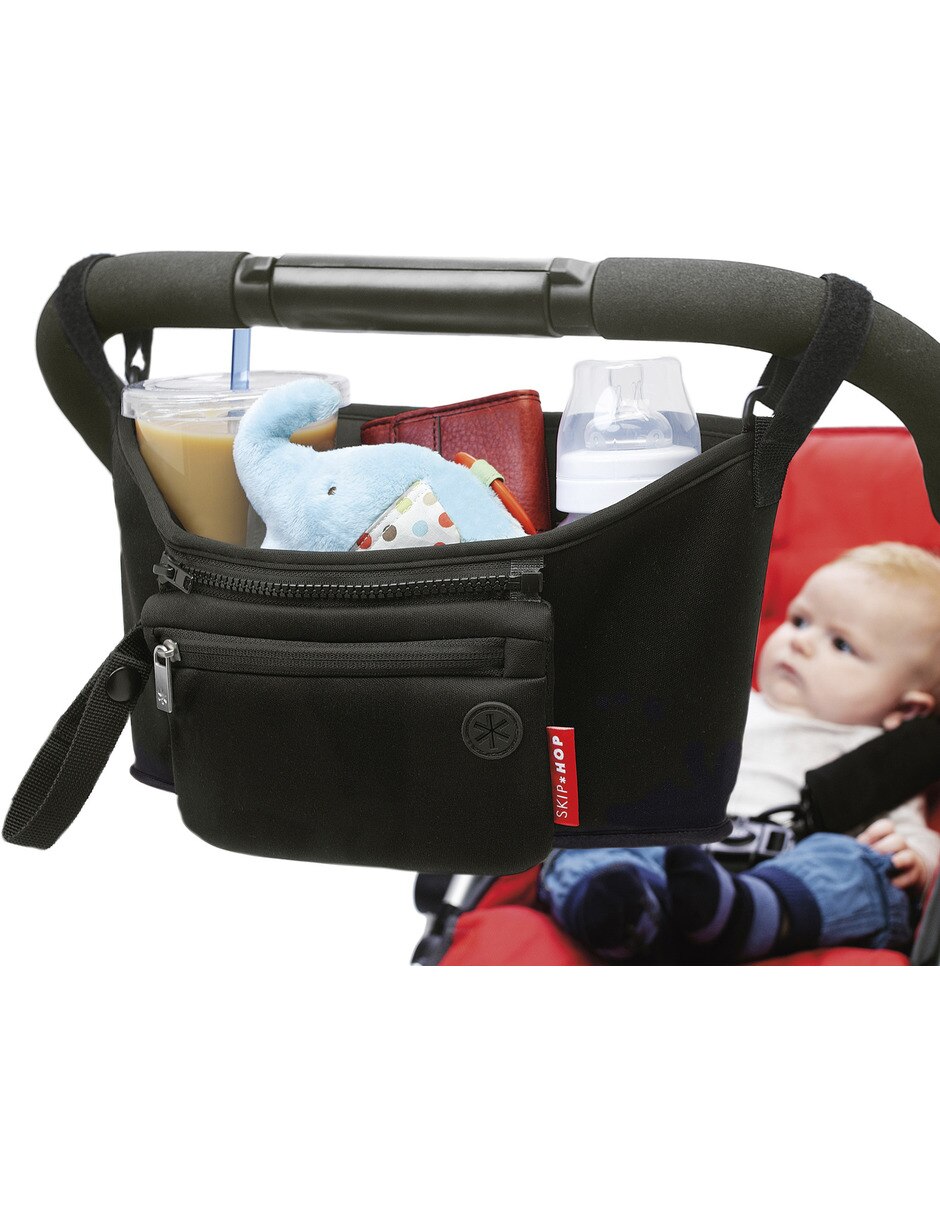 color negro Bolso de pa/ñales Skip Hop Via Messenger