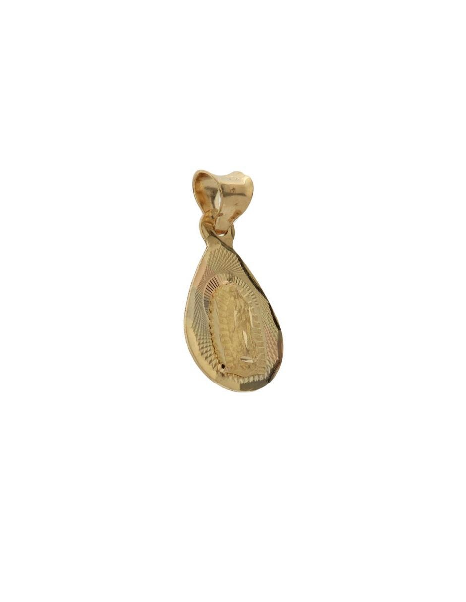 Medalla ovalada virgen de guadalupe 14 K 2