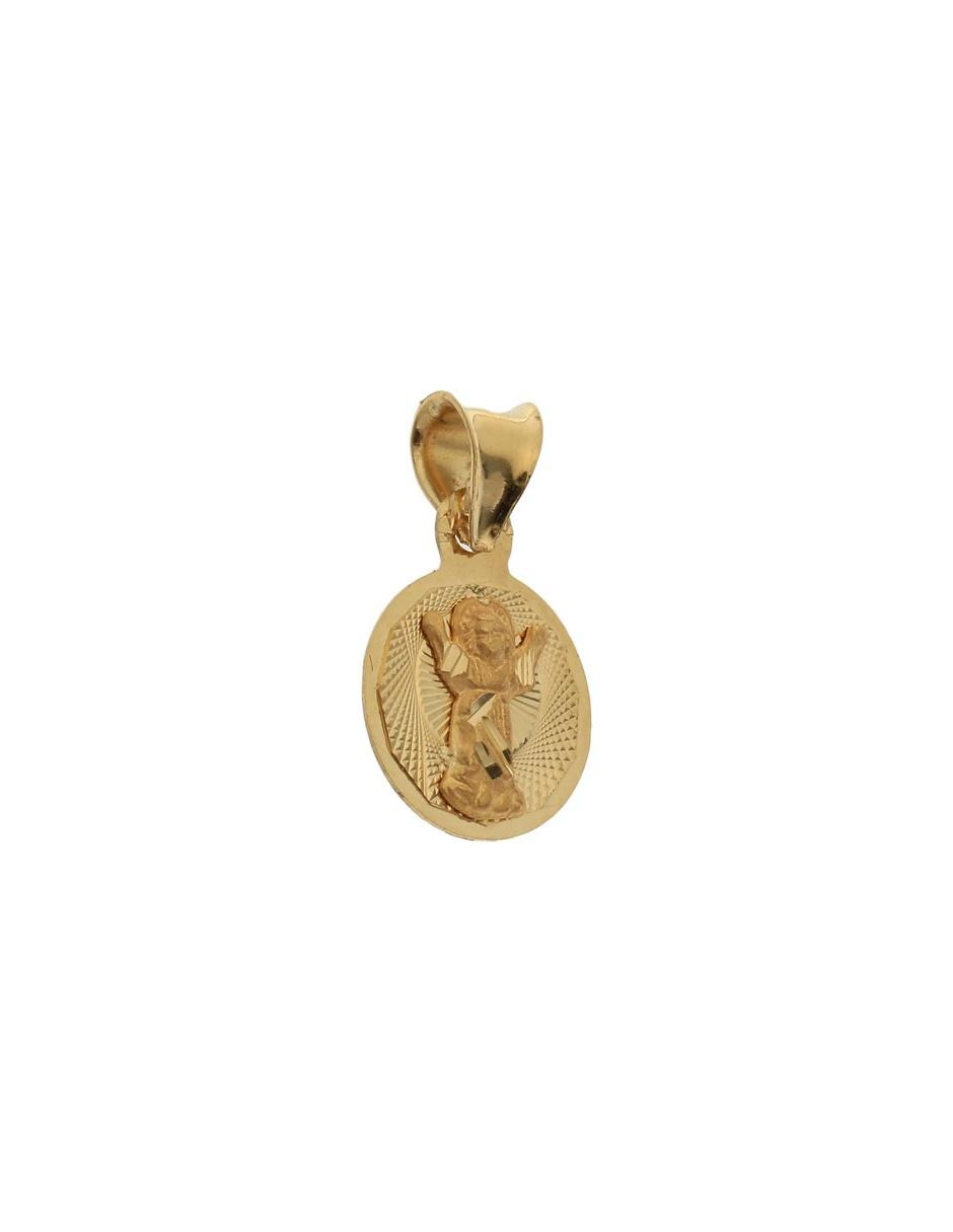 Medalla redonda 14 K 2