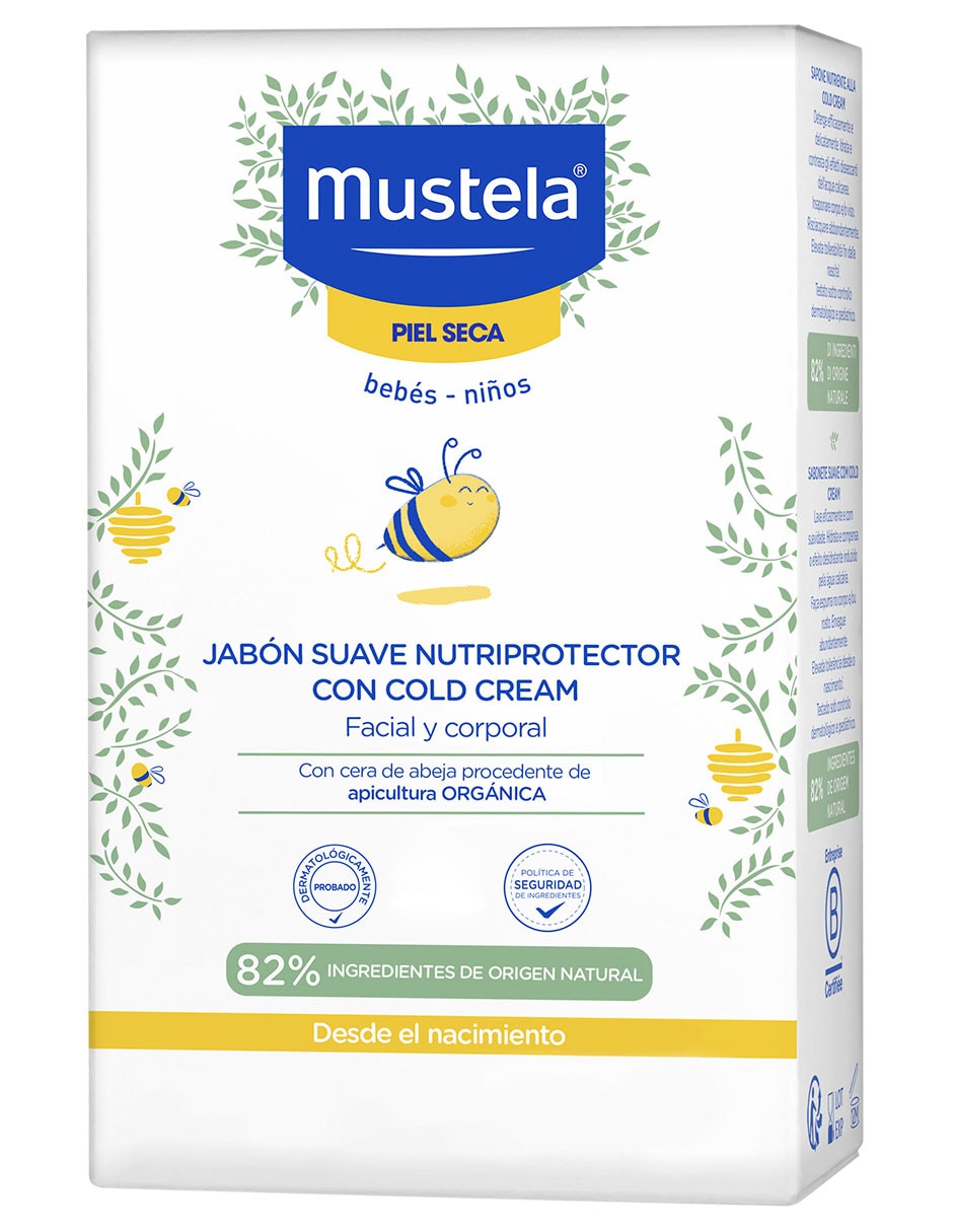 jabón nutriprotector con cold cream y cera de abeja 100g