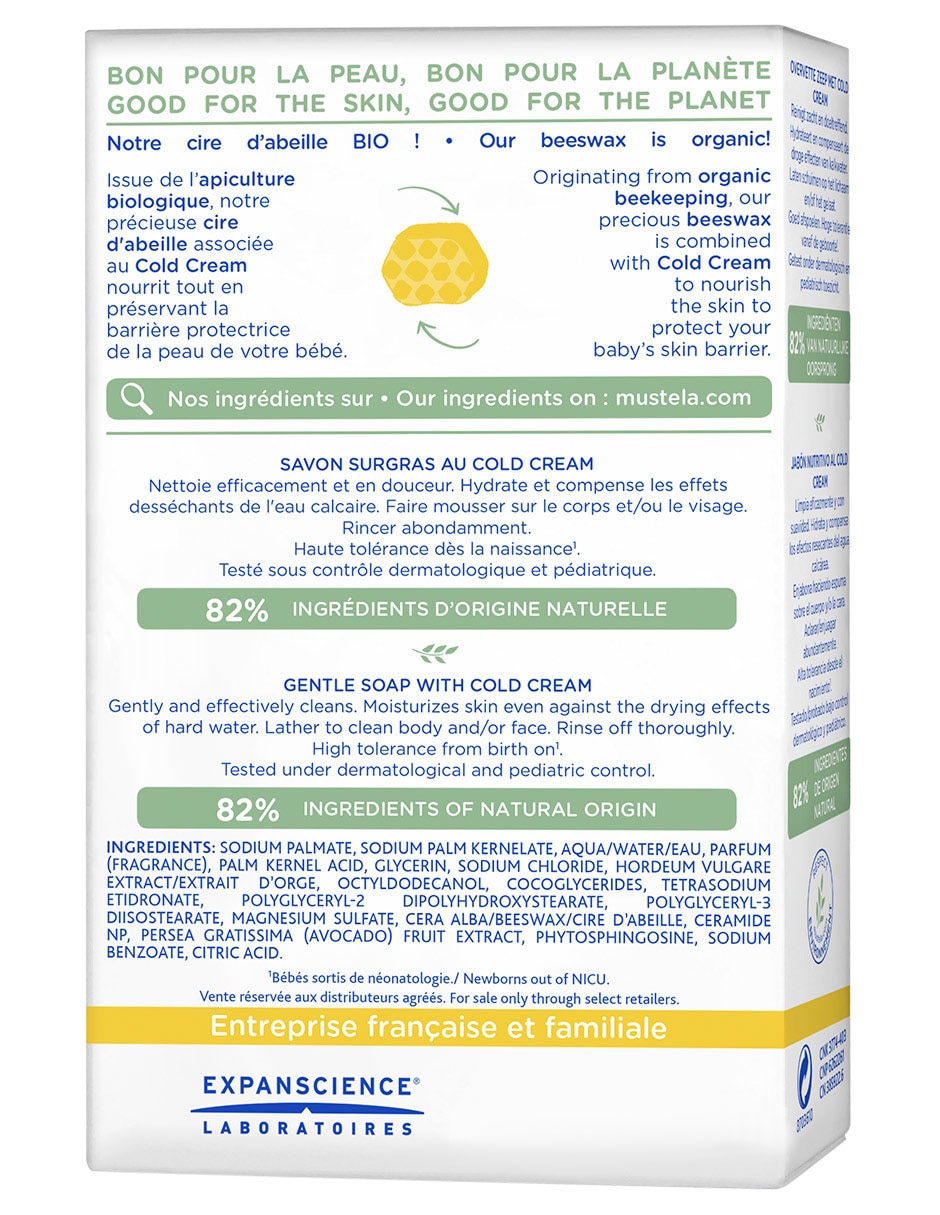 jabón nutriprotector con cold cream y cera de abeja 100g 2