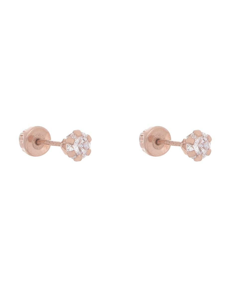 Broqueles con acabado brillante zirconia 2