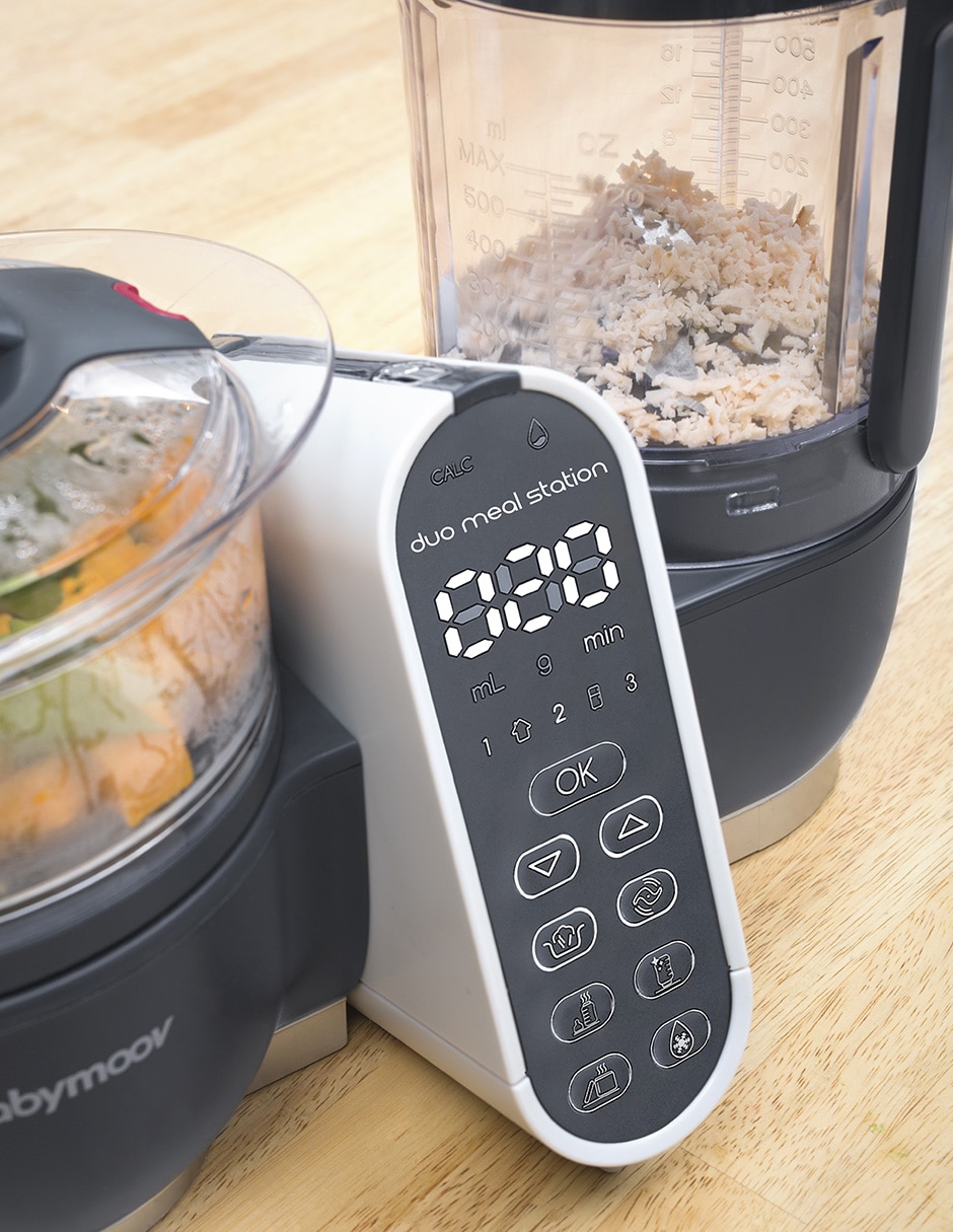Set procesador de alimentos Duo Meal Station cuchillas de acero inoxidable 4