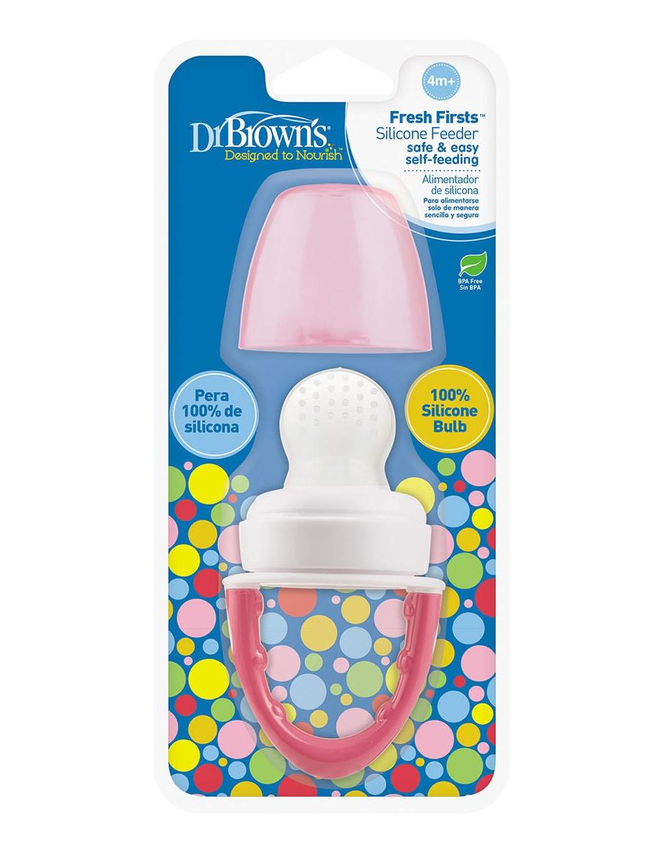 ALIMENTADOR SILICÓN DR BROWN'S B, ROSA