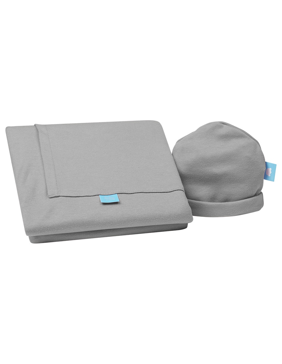 FULAR BABY MINK BEBÉ, GRIS