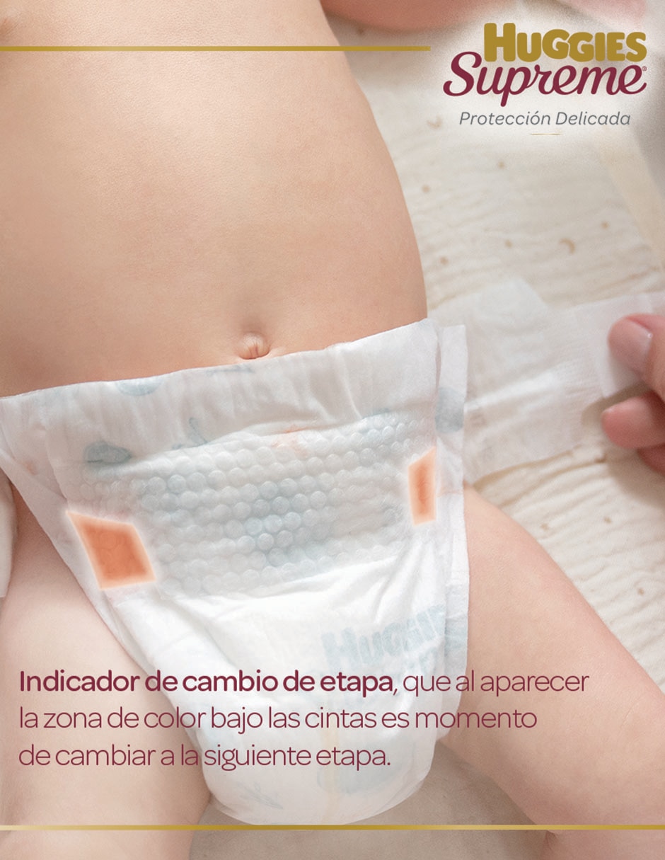 Pañales Supreme Protección Delicada etapa 3 con 36 piezas 5
