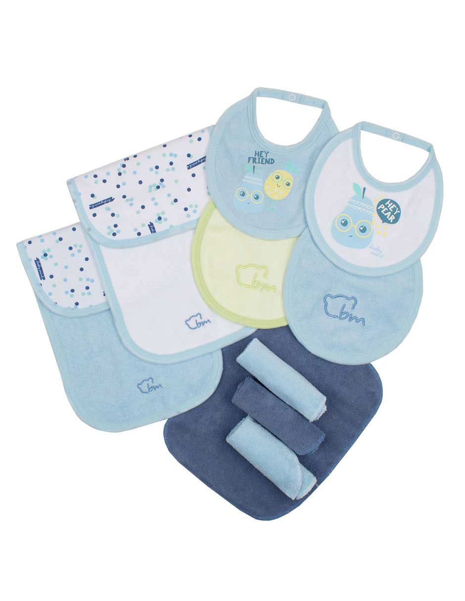 Set de baberos de algodón 10 piezas 2