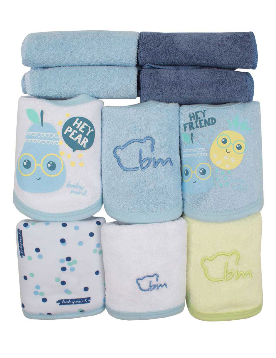 Set de baberos de algodón 10 piezas 4