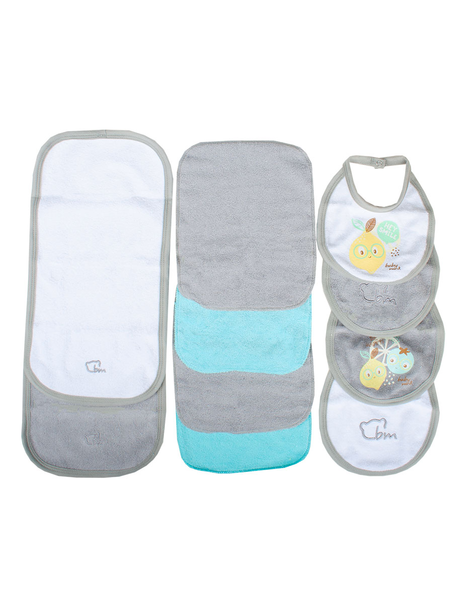 BABERO BABY MINK BM879 ABC LUNCH, GRIS