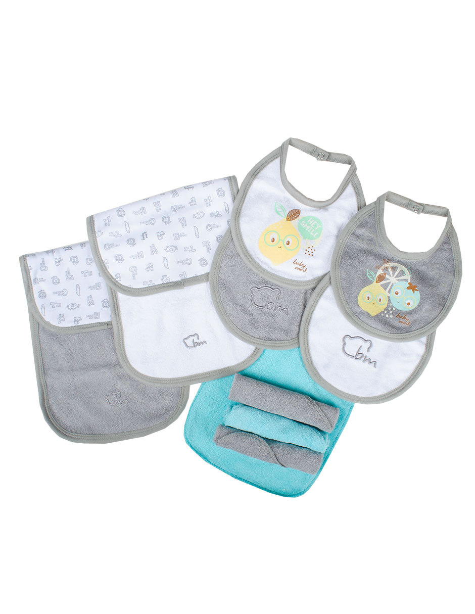 BABERO BABY MINK BM879 ABC LUNCH, GRIS