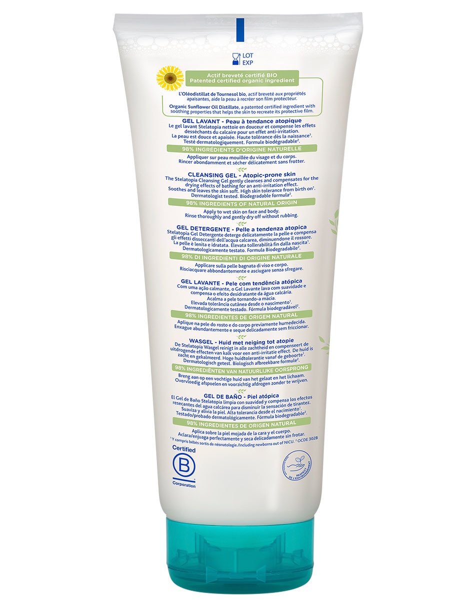 Gel corporal Limpiador Stelatopia 2