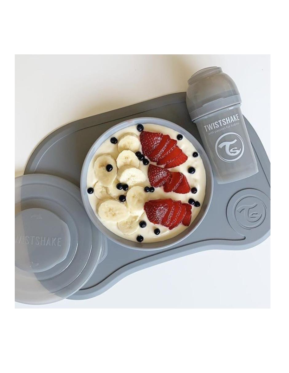 Plato Twistshake silicón infantil