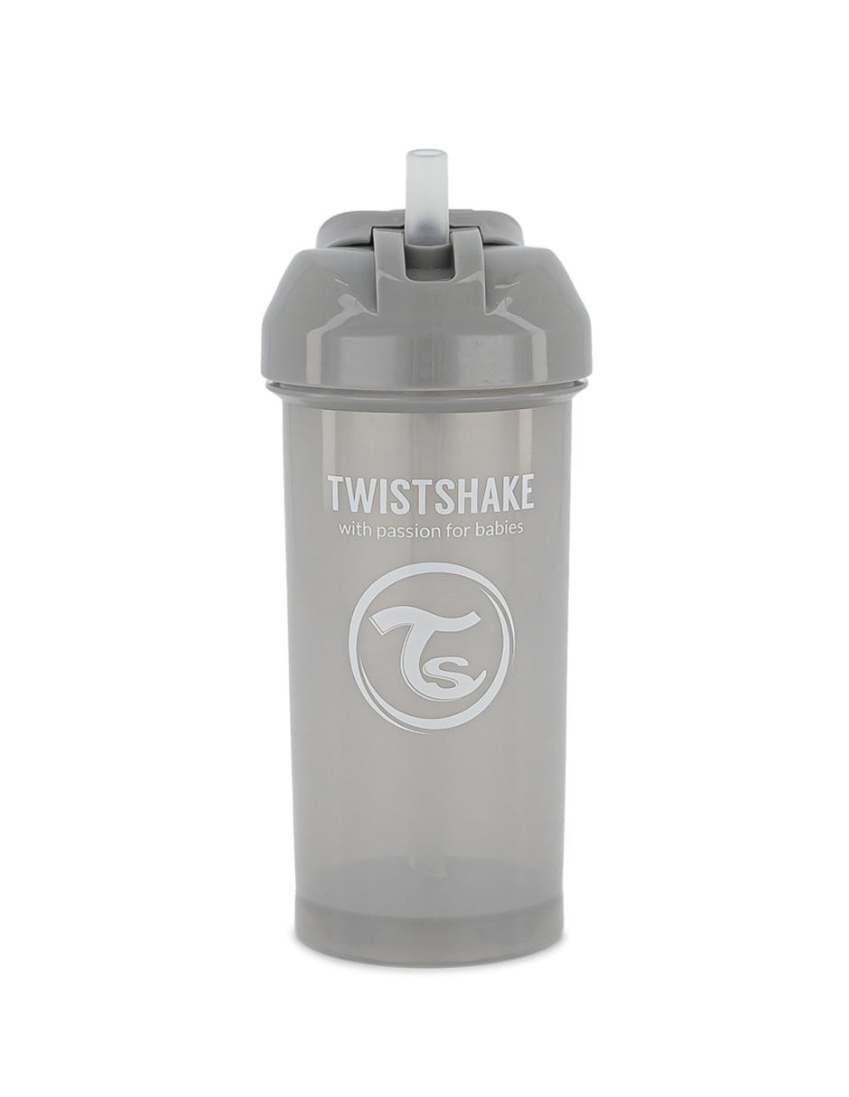 Vaso con tapa y popote Twistshake