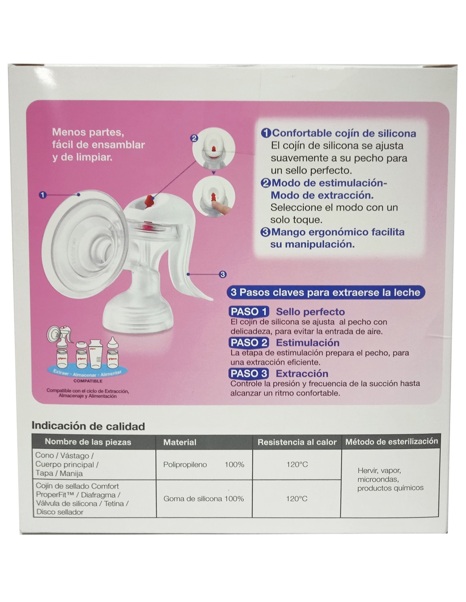 Extractor manual de leche 5