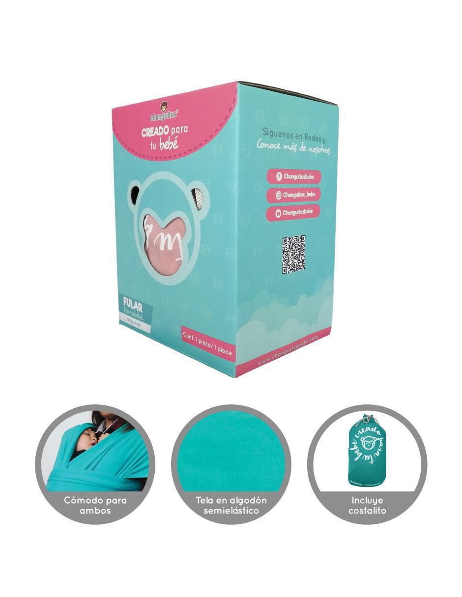 Fular para bebé de hasta 15 kg 9