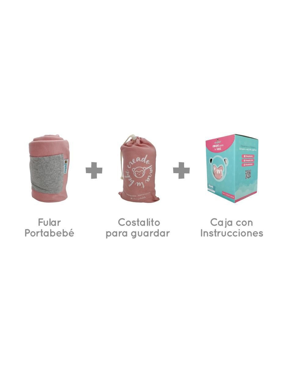 Fular para bebé de hasta 15 kg 10