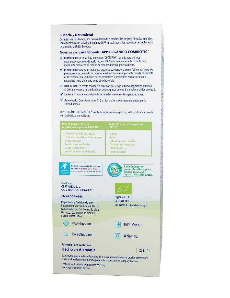 Fórmula infantil etapa recién nacido 2400 g 2