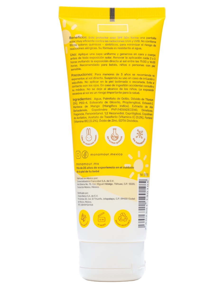Protector solar FPS 50 120 ml 2