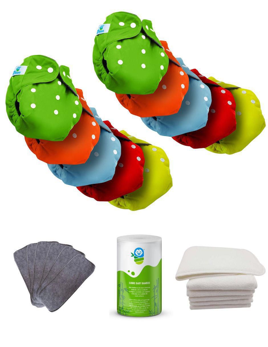 Pañales ecológicos 10 piezas + Toallitas