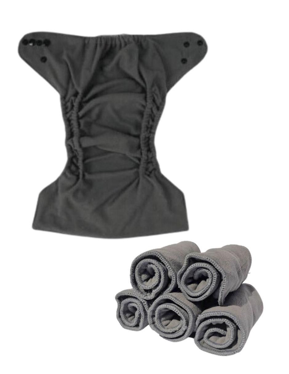 Set de pañales ecológicos Babybamboo unitalla 5 piezas