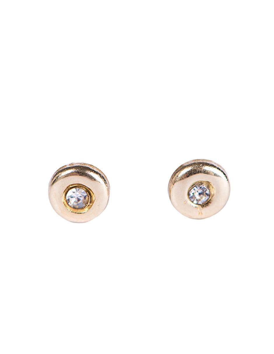 Broqueles de circulo de oro 10 k zirconia Broqueles de circulo de oro 10 k zirconia