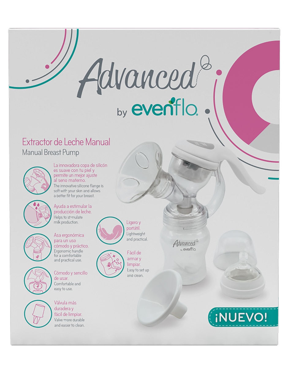 Extractor de leche manual con accesorios 3