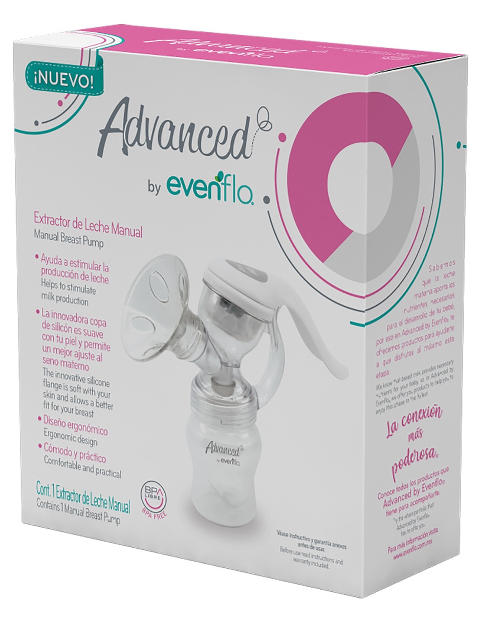 Extractor de leche manual con accesorios 4