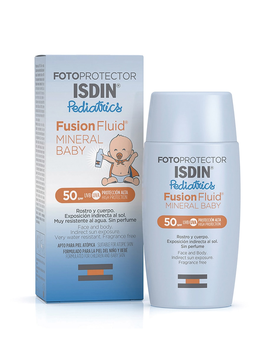 Protector solar FPS 50 Fusion Fluid Mineral Baby Pediatrics 2
