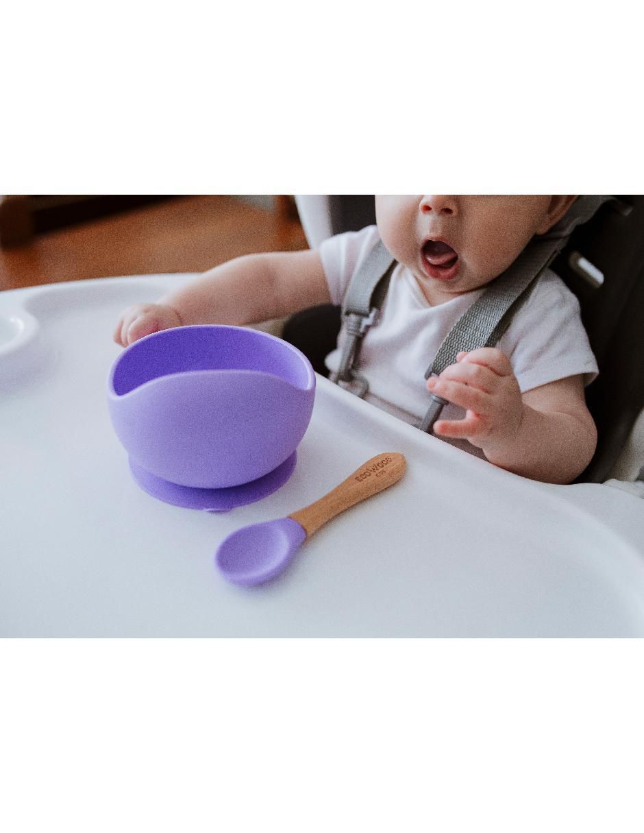 Ecowood bowl de silicón para bebé