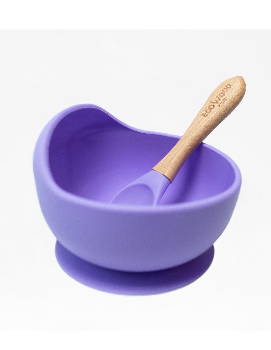 Ecowood bowl de silicón para bebé