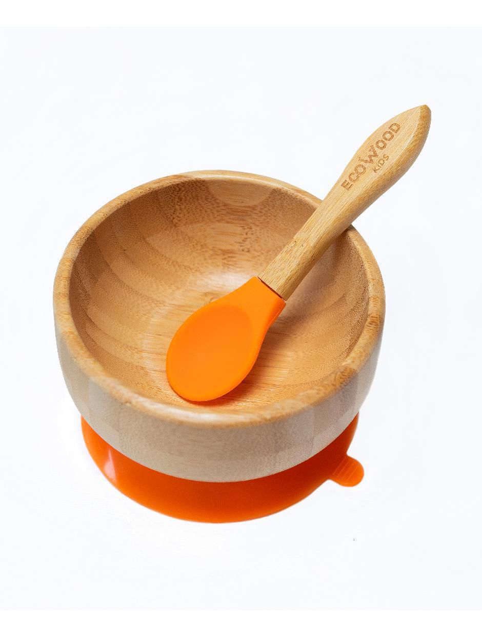 Ecowood bowl de bambú para bebé