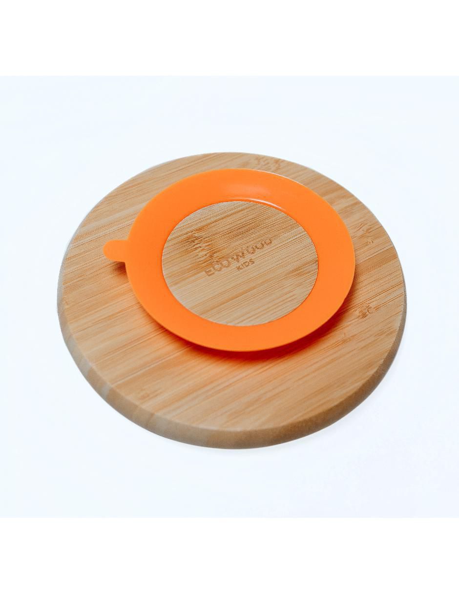 Ecowood plato y cuchara de bambú para bebé