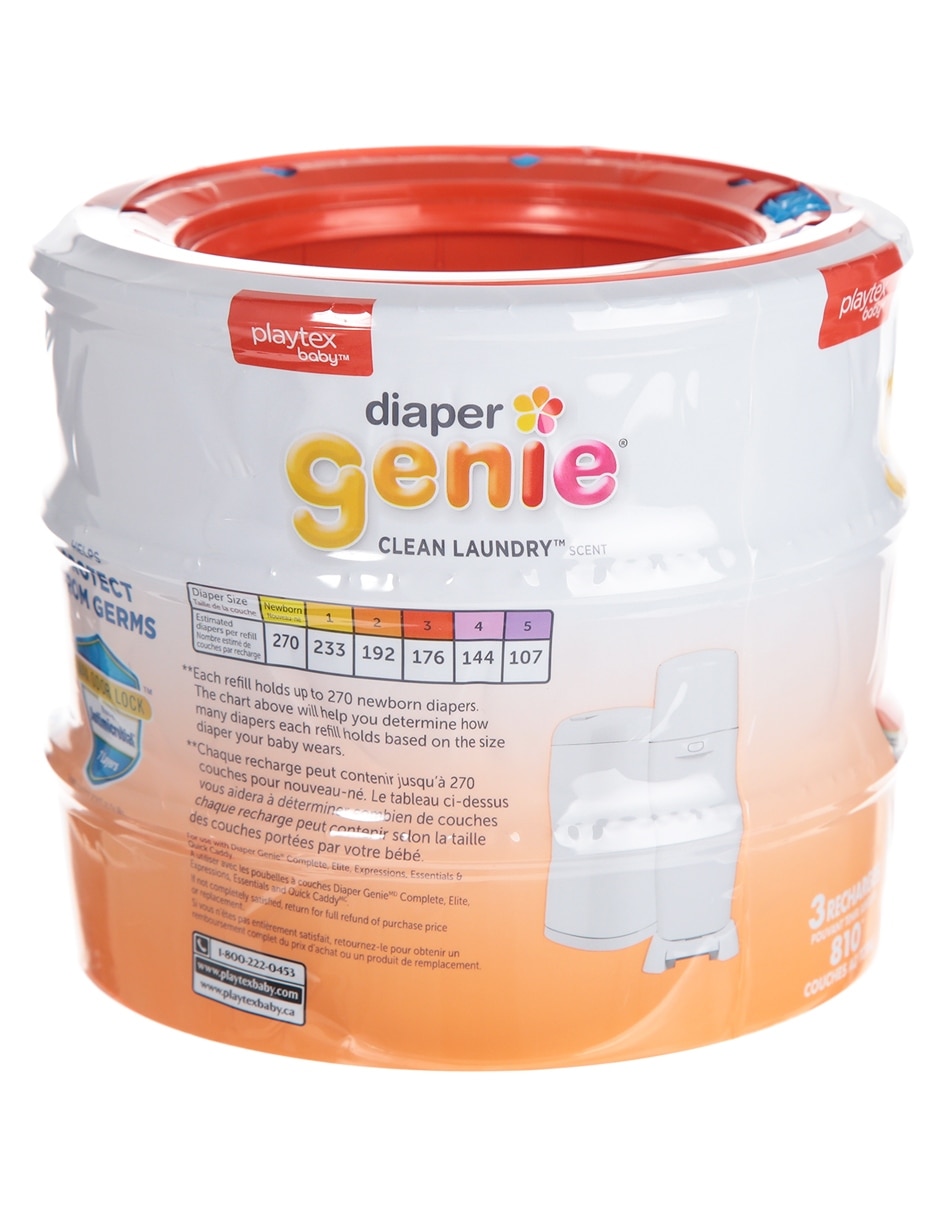 Bolsa De Repuestos Diaper Genie Con 3 Piezas 2