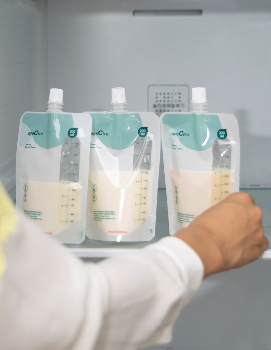 Bolsas de Almacenamiento para Leche Materna con Conector 10 piezas 8