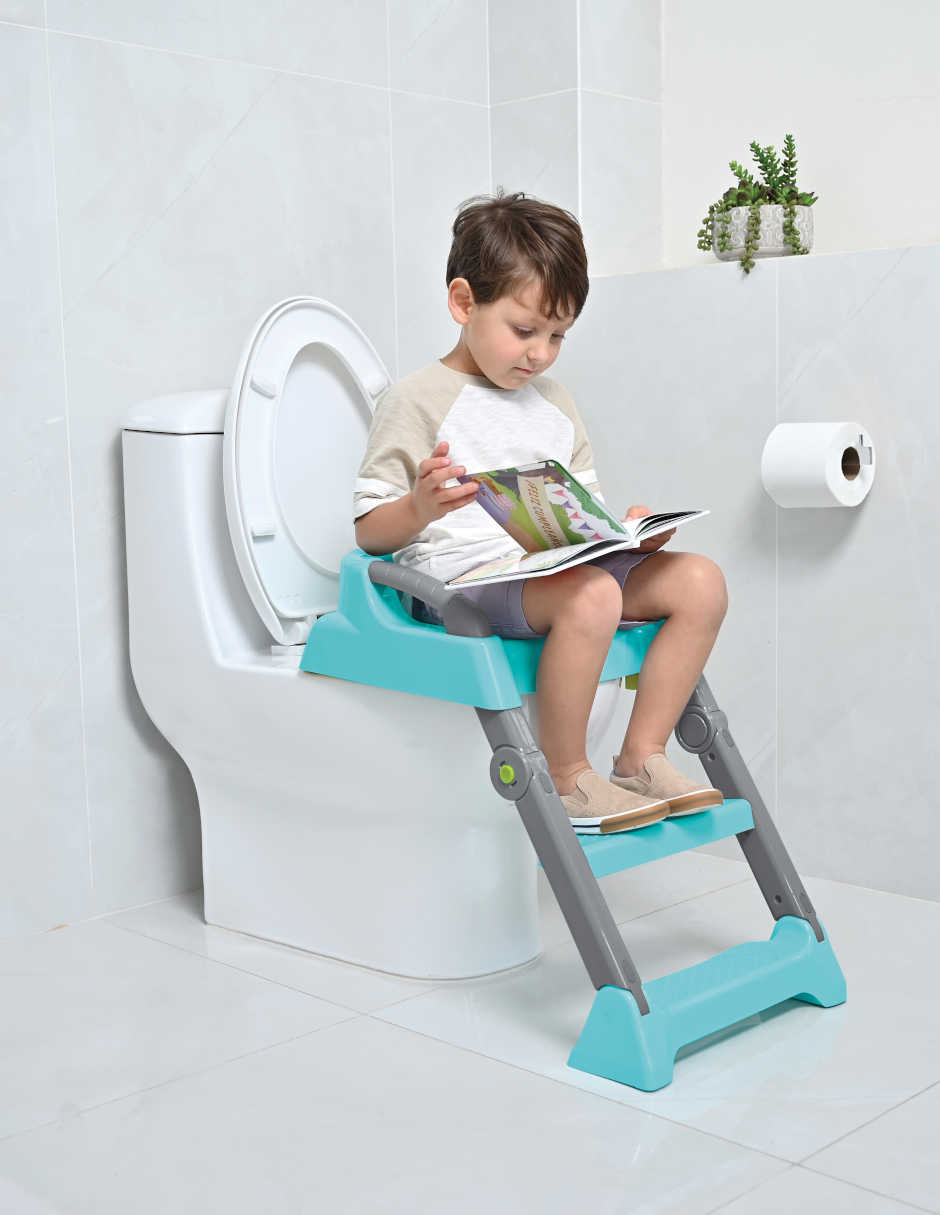 Entrenador de baño con escalón Potty 8