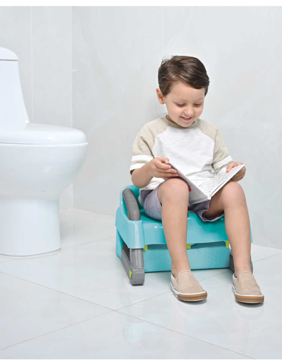 Entrenador de baño con escalón Potty 9