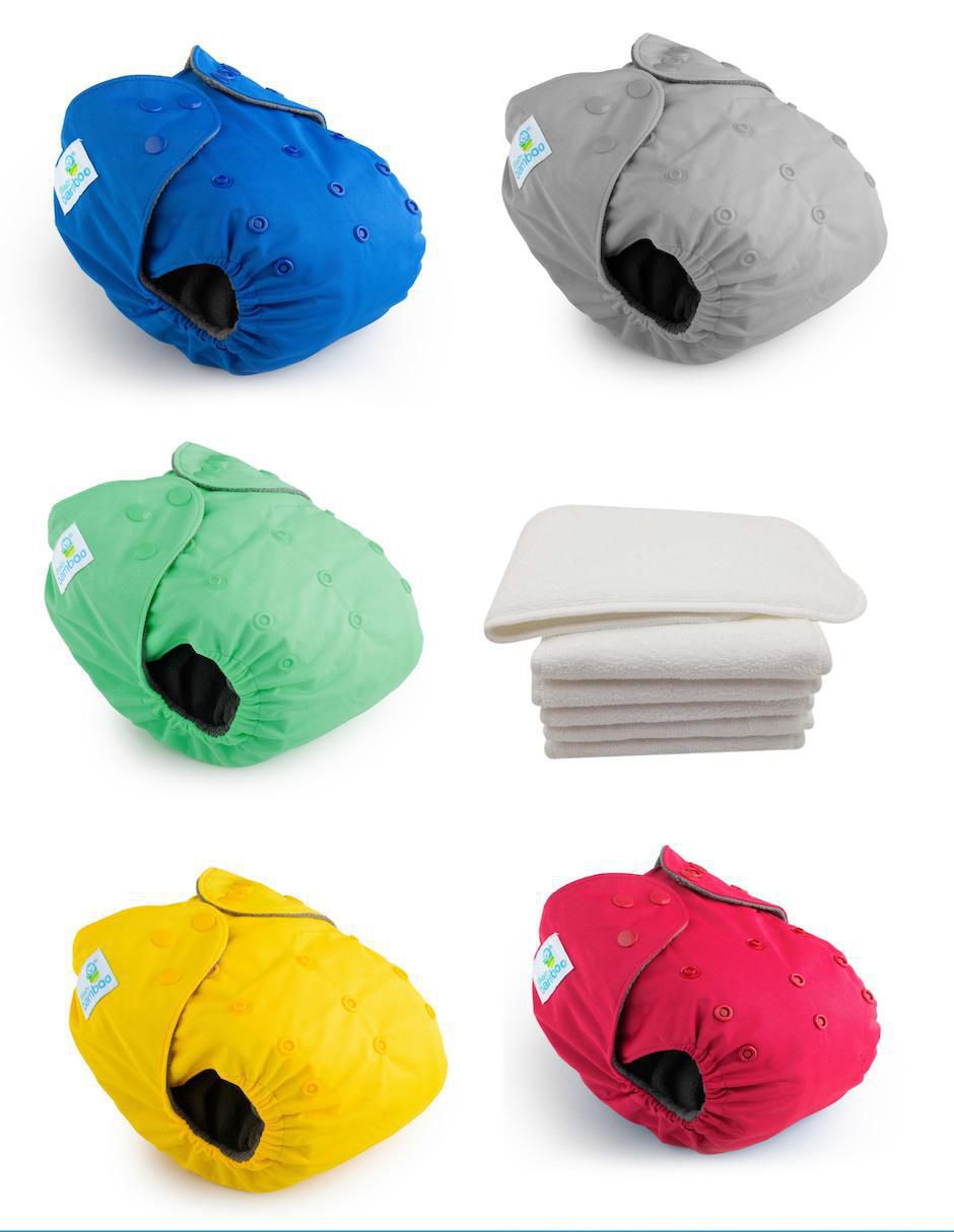Set de pañales unisex 6 piezas