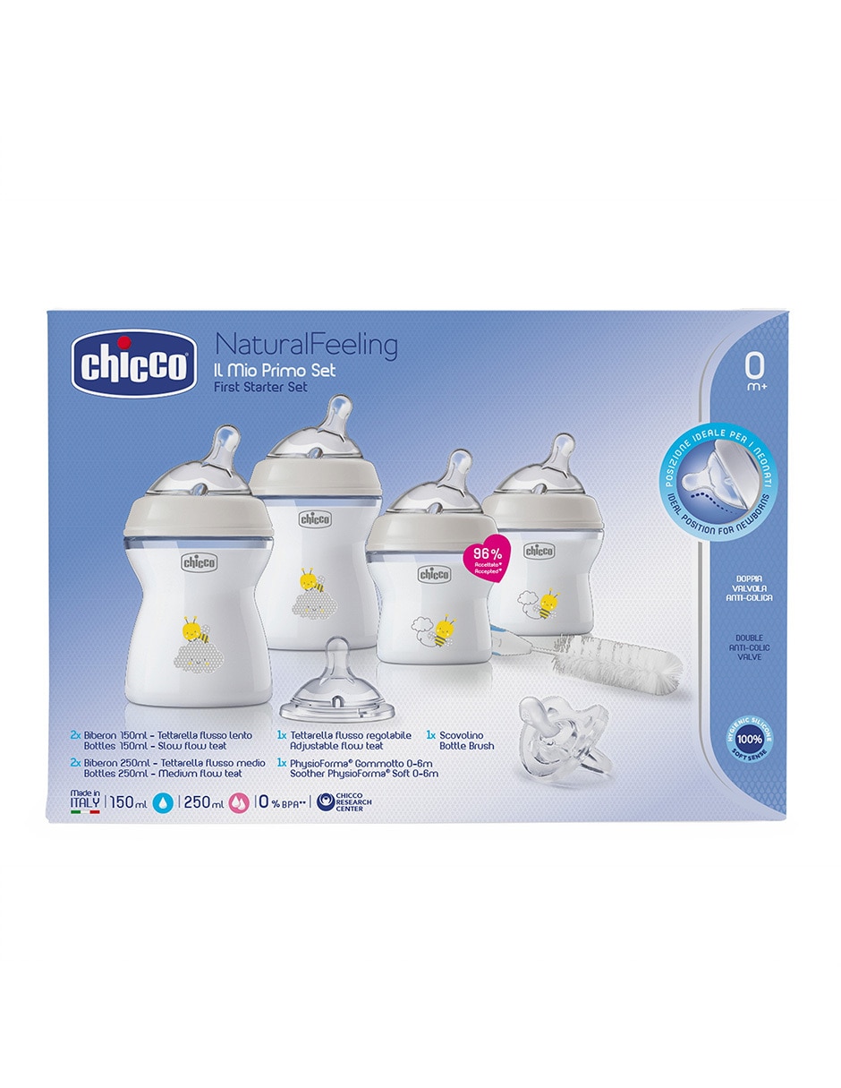 Set de biberón Natural feeling de plástico 7 piezas 2