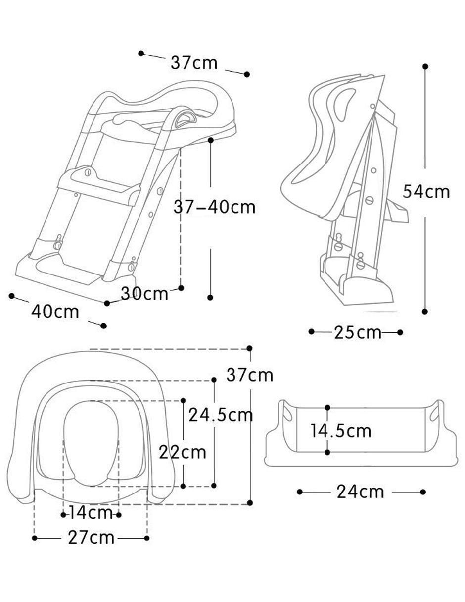Entrenador de baño con escalón unisex 11