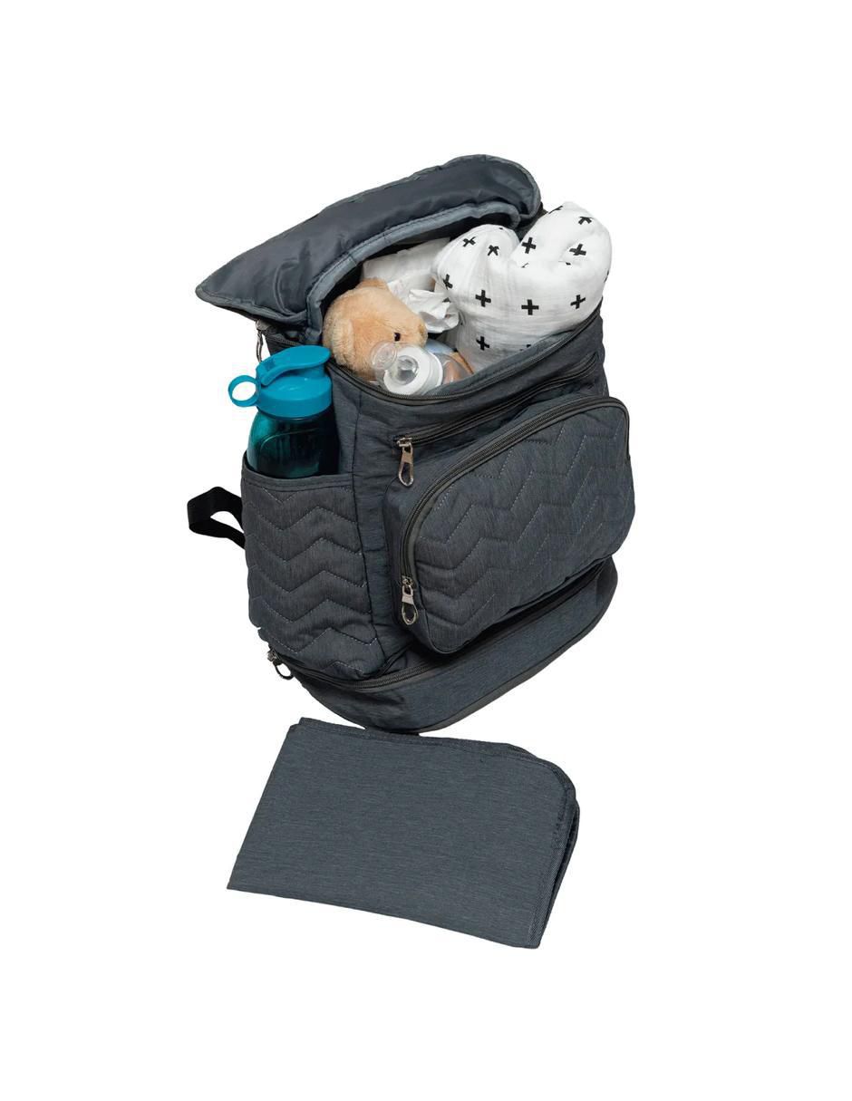 Pañalera backpack Chic gris 2