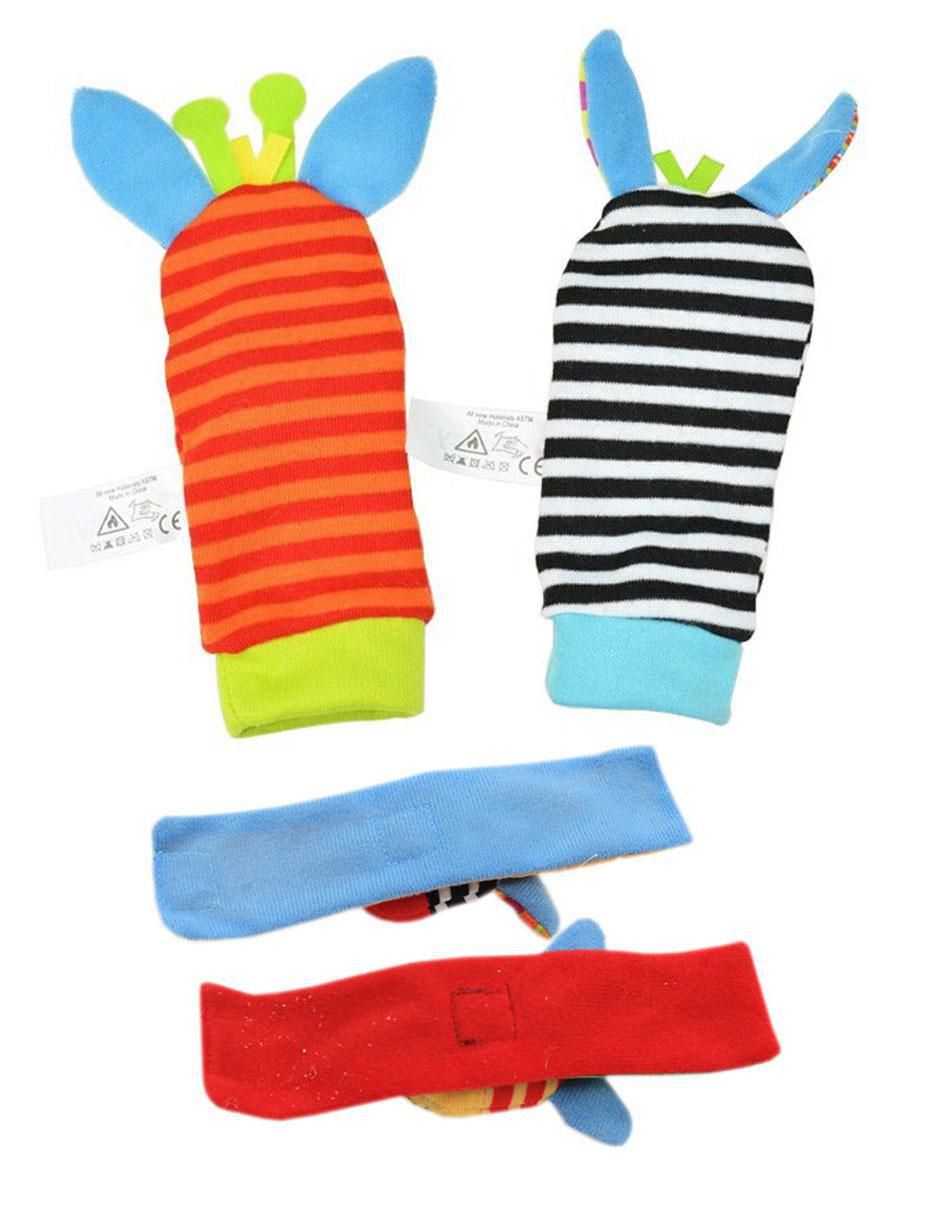 Set calcetines pulseras sonajero juguete estimulación bebé Dara