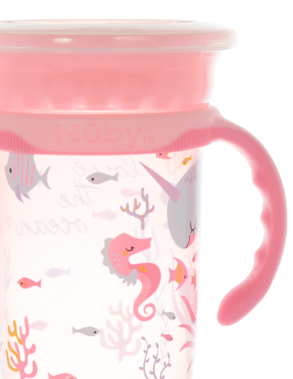 VASO ENTRENADOR NUBY INF UNISEX, ROSA
