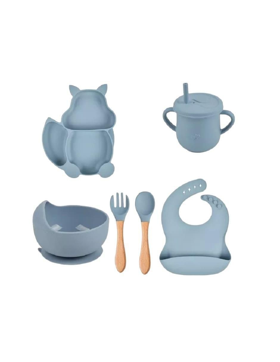 Set alimentación de silicona 6 piezas