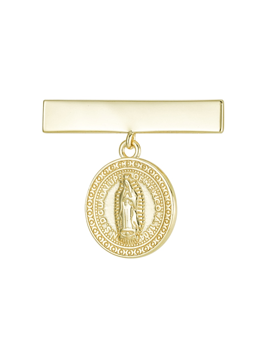 Pin Virgen de Guadalupe de plata P925 Pin Virgen de Guadalupe de plata P925