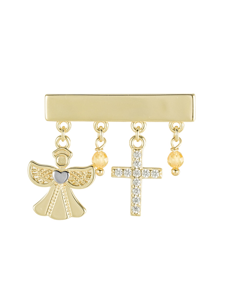 Pin de plata ángel
