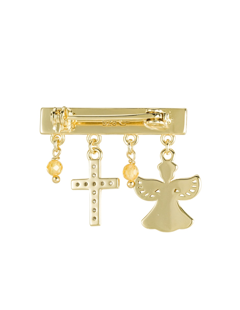 Pin de plata ángel 2