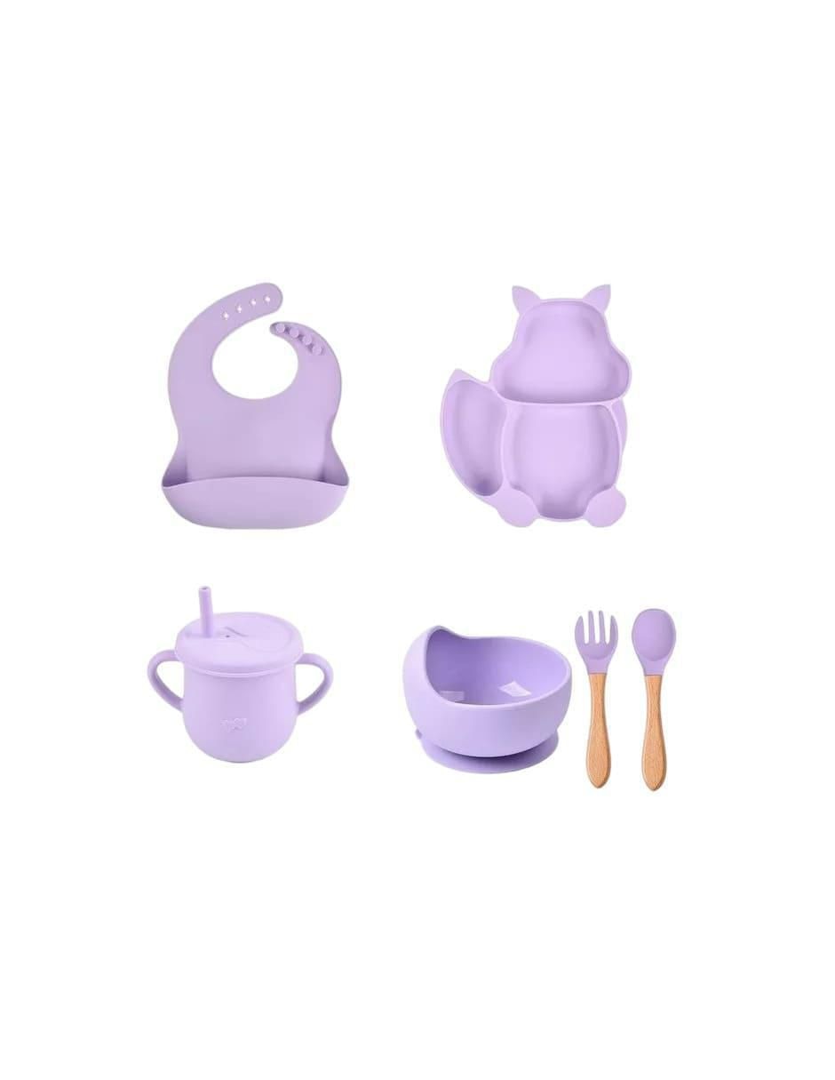 Set alimentación de silicona 6 piezas