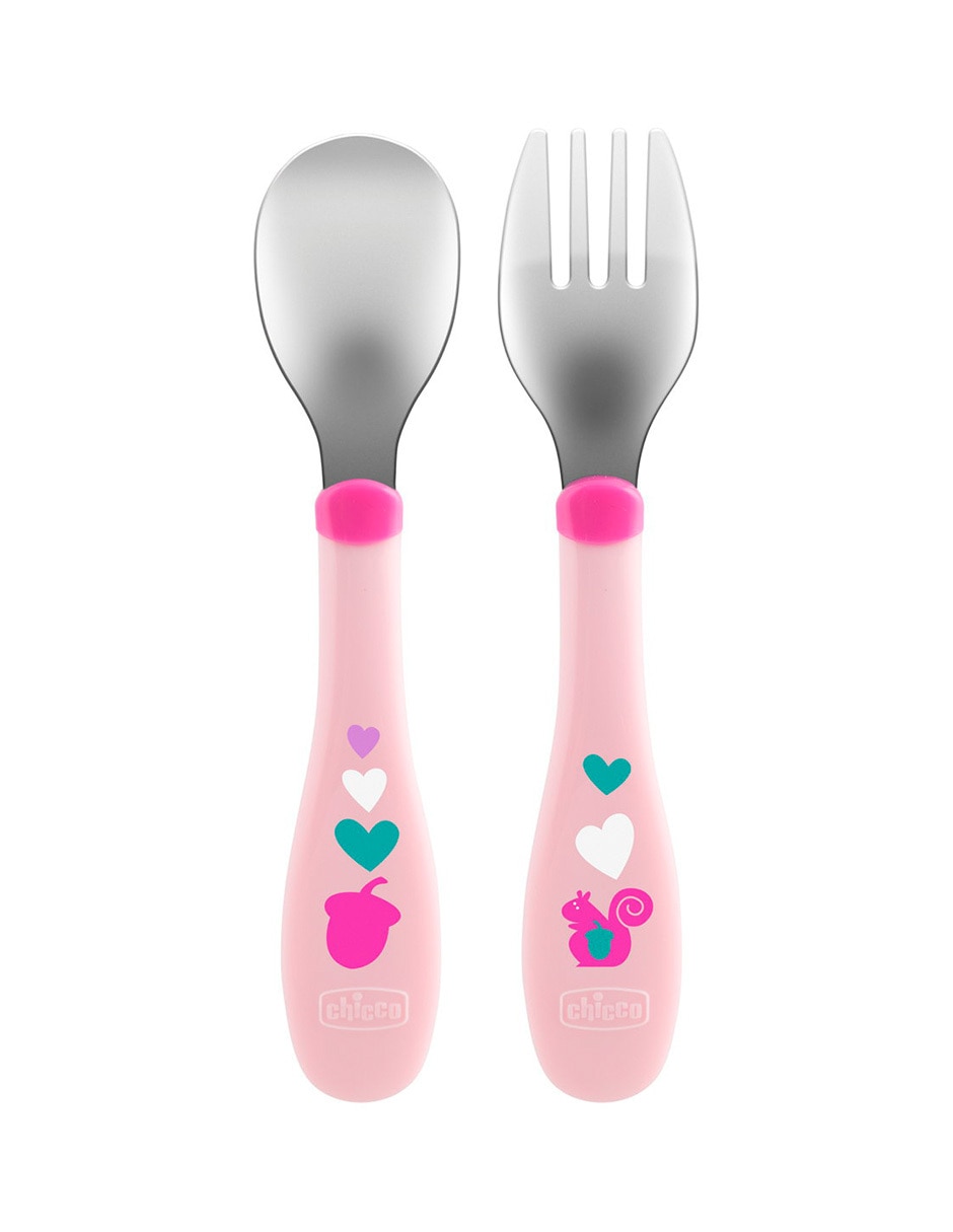 Set cubiertos Easy meal de acero inoxidable 2 piezas 1