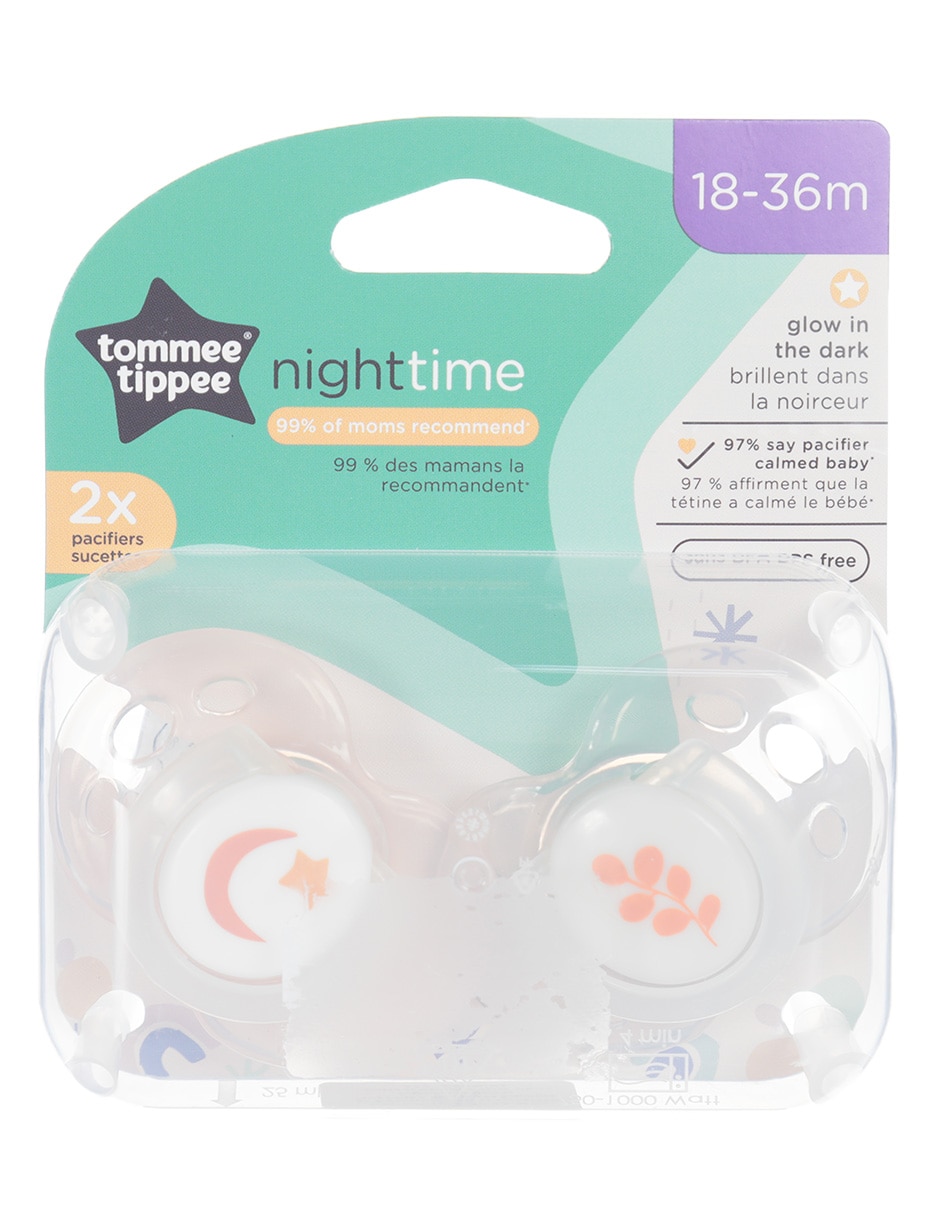 Juego de chupones Night Time 4