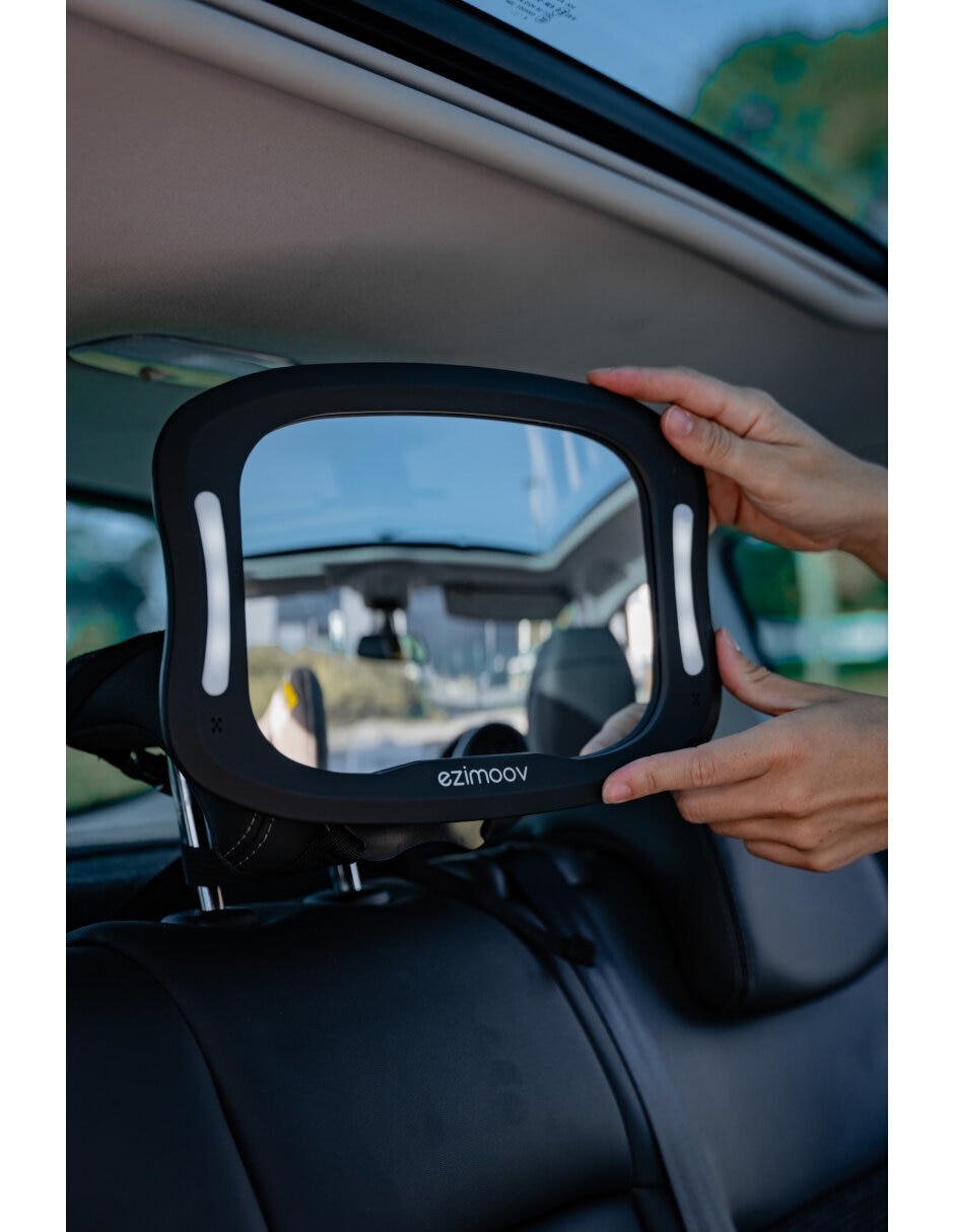 Espejo para asiento de coche EZIMOOV EZI Mirror LED Eco-friendly negro -  Ezimoov